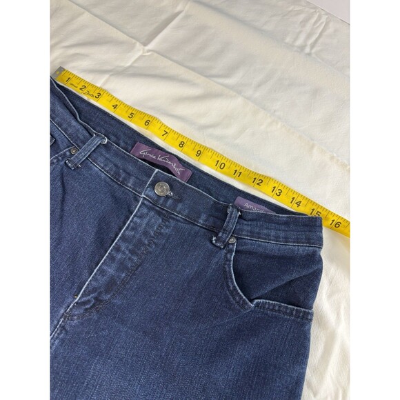 Gloria Vanderbilt Amanda Jeans Women’s Size 12 Blue High Rise Straight Leg - Picture 4 of 6